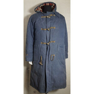 RARE Vintage POLO Ralph Lauren Men Size M Canvas down filled Duffel Coat